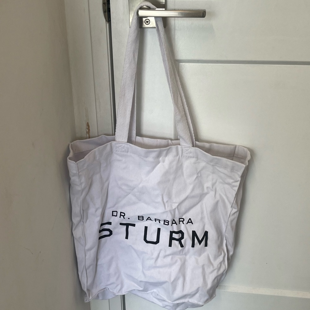 Dr. Barbara Sturm White Tote Bag New Never used! From USA